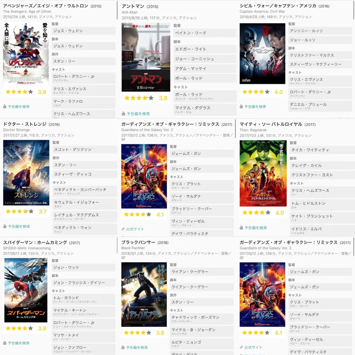 1月、ちょっと映画観すぎましたの画像